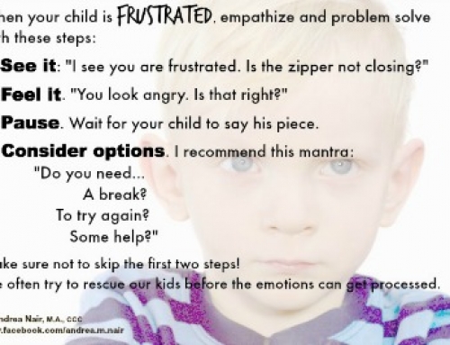 3 Tips To Increasing A Child’s Frustration Tolerance
